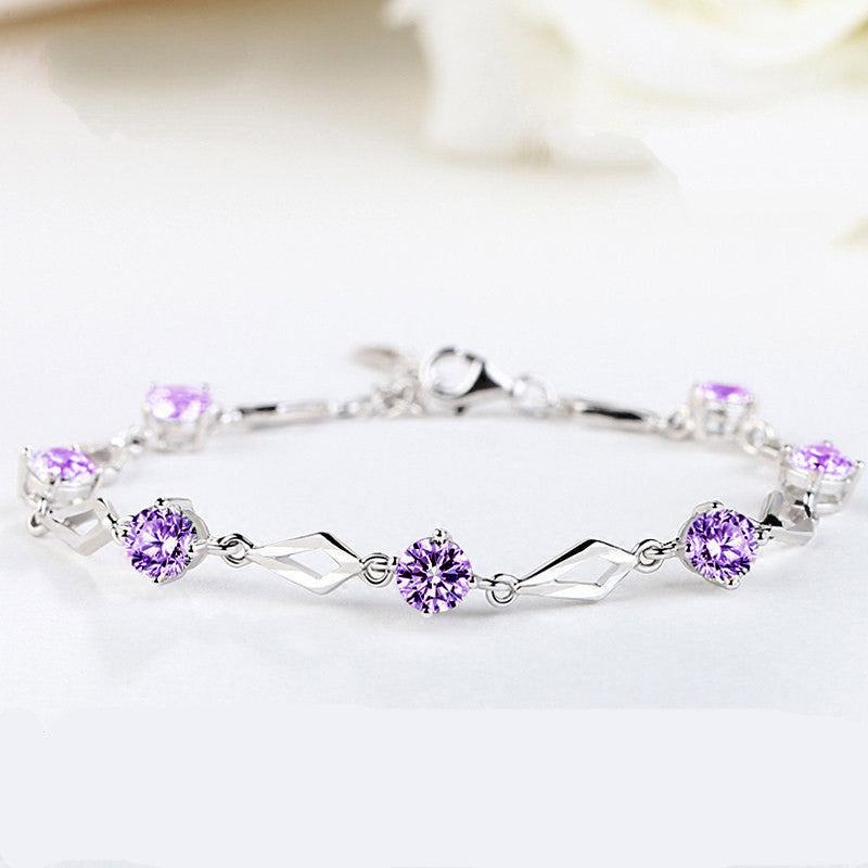 Japanese Flower Diamond Bracelet