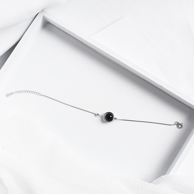 Black Onyx Bead Bracelet