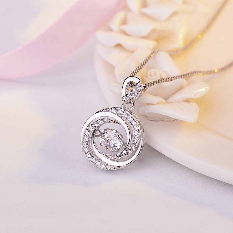 Japanese Style Rose Pendant