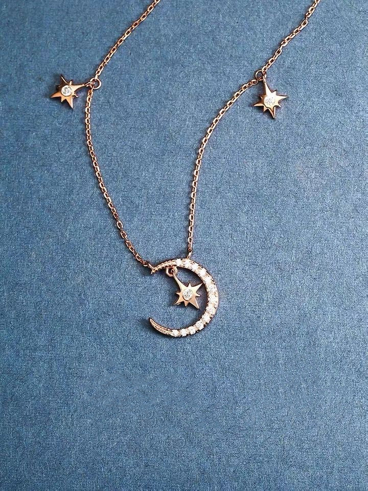 Korean Style Moon Necklace
