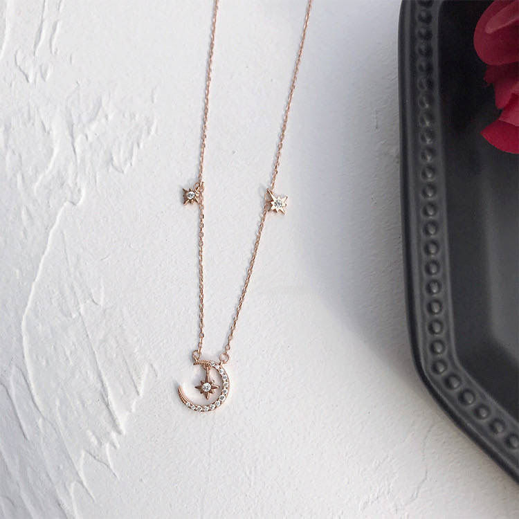 Korean Style Moon Necklace