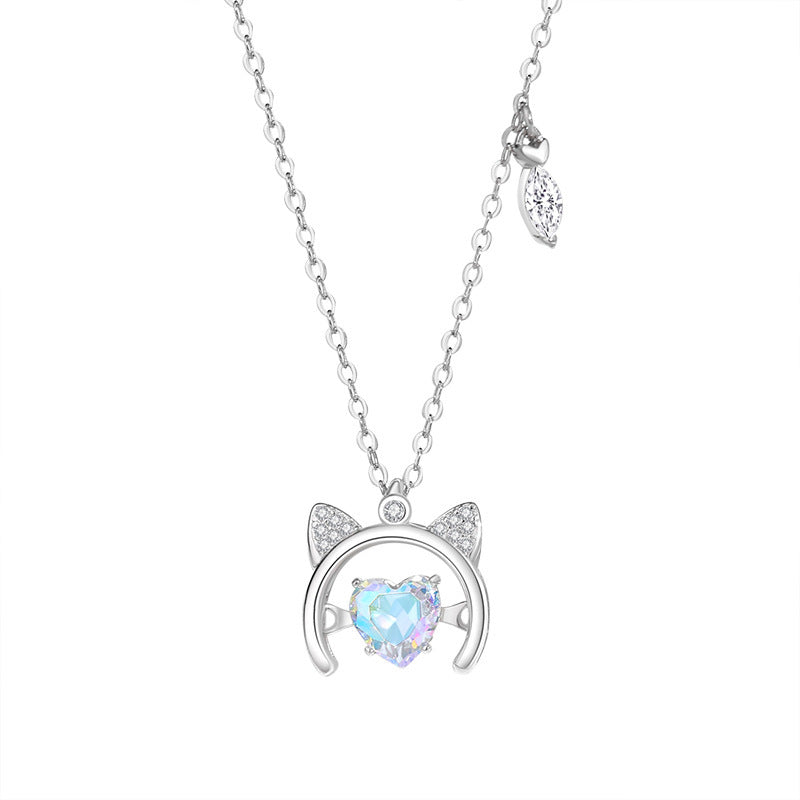 Korean-style Kitten Necklace
