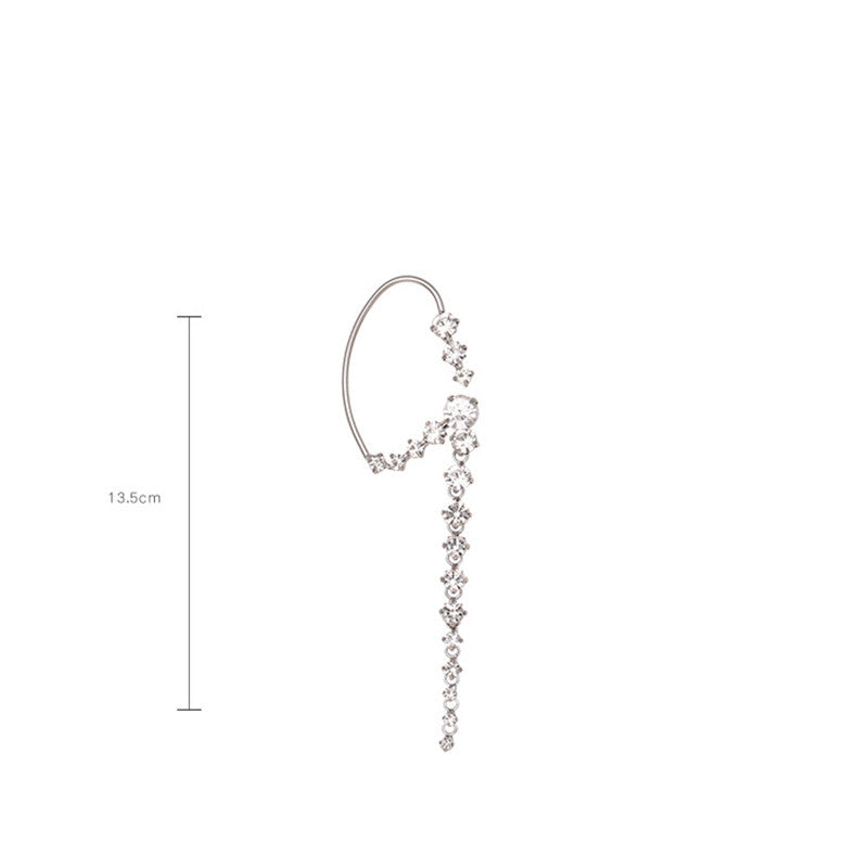 Korean long style earrings