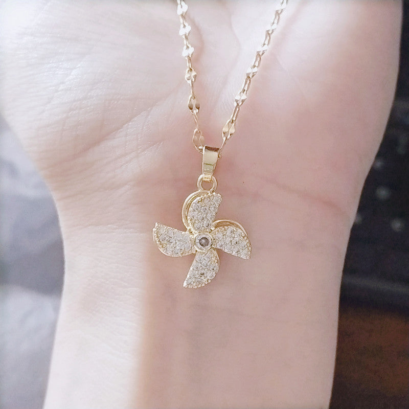 Whirling Windmill Necklace