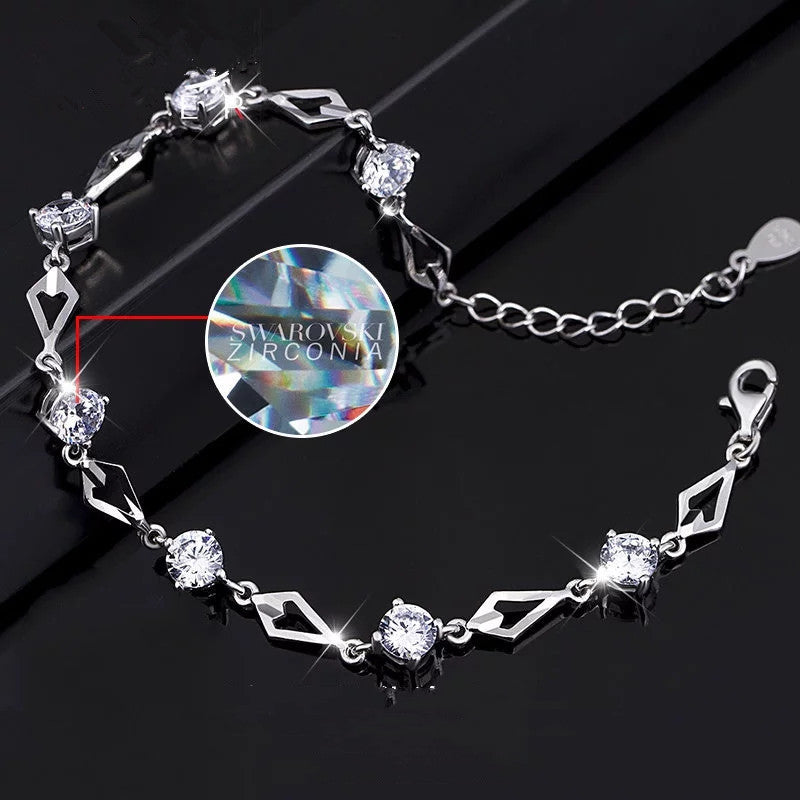 Japanese Flower Diamond Bracelet