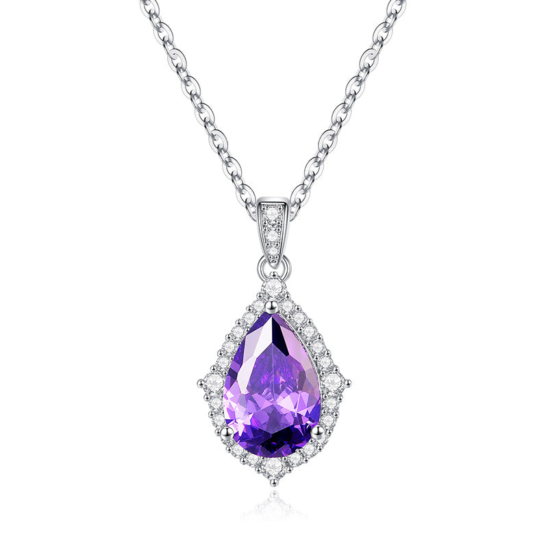 Korean Style Amethyst Necklace