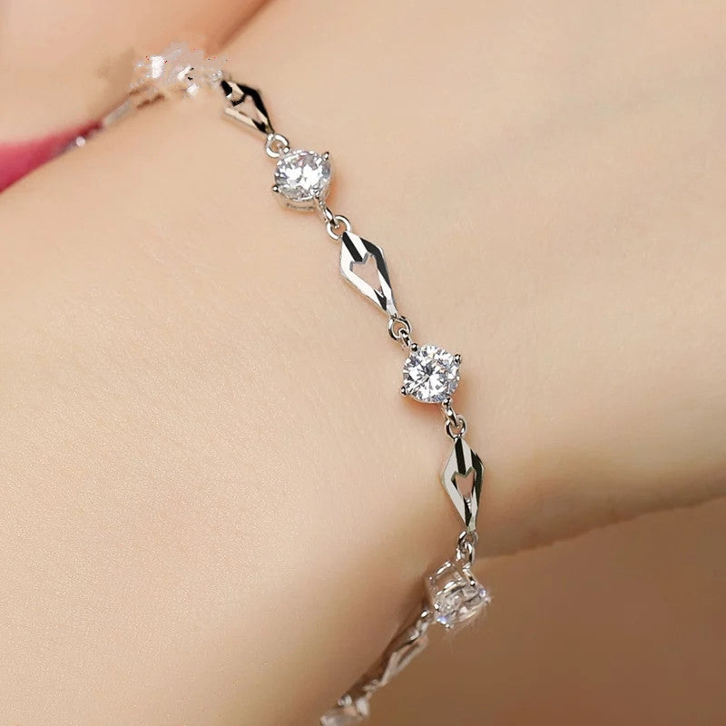 Japanese Flower Diamond Bracelet