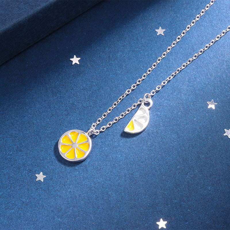 Japanese Style Lemon Necklace