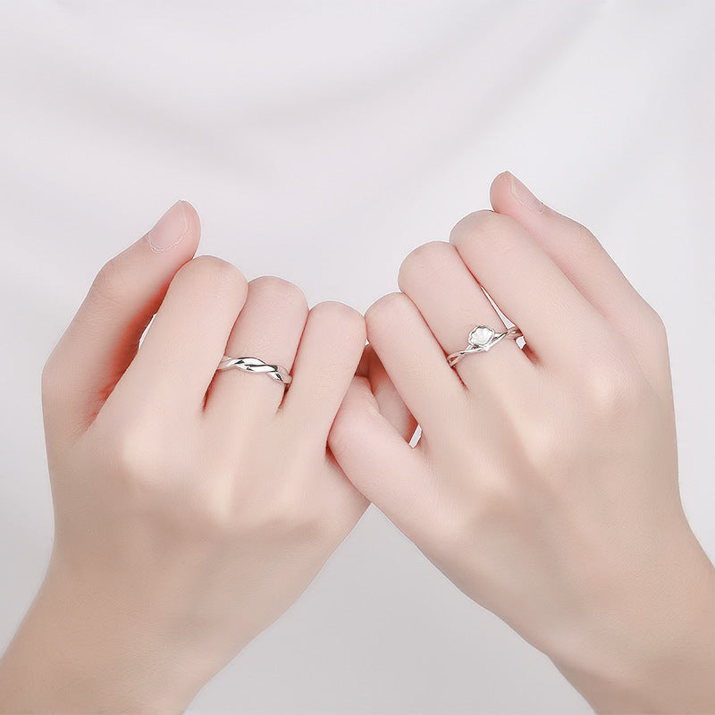 Creative Shellfish Couple Ring
