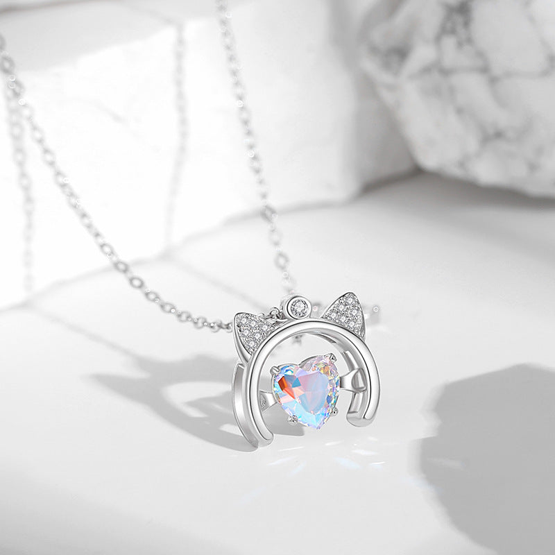 Korean-style Kitten Necklace