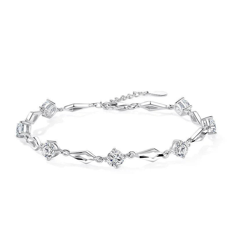 Japanese Flower Diamond Bracelet
