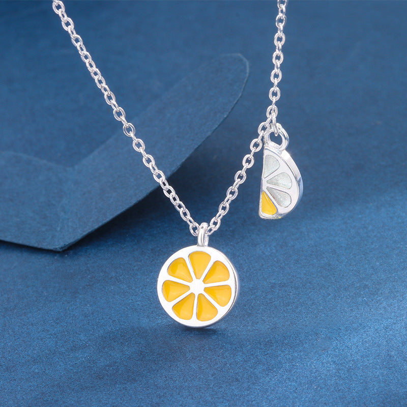 Japanese Style Lemon Necklace