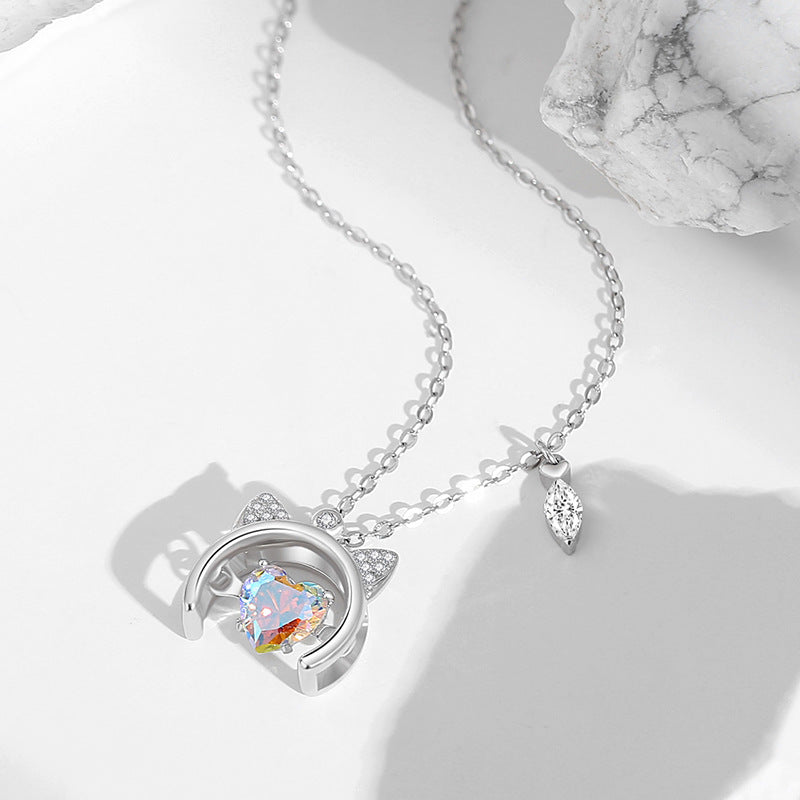 Korean-style Kitten Necklace