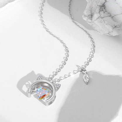 Korean-style Kitten Necklace