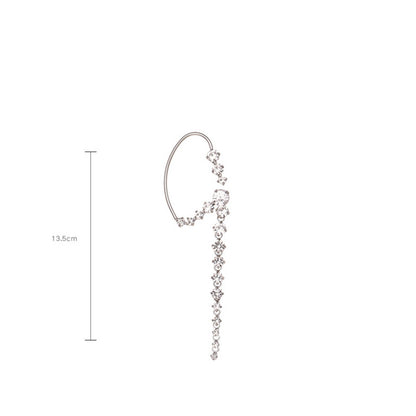 Korean long style earrings
