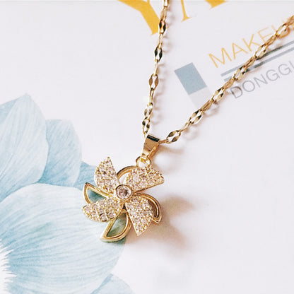 Whirling Windmill Necklace