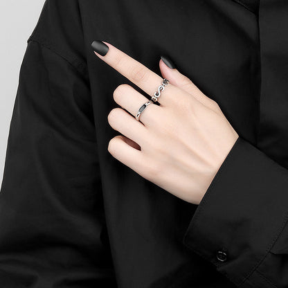 Vintage Geometric Adjustable Ring