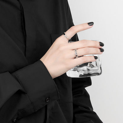 Vintage Geometric Adjustable Ring